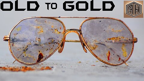 Vintage Italian Sun Glasses - GOLD PLATING Restoration
