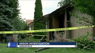 Man sets his own house on fire