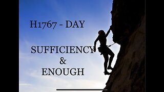 SUFFICIENT & ENOUGH