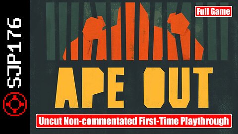 Ape Out—Full Game—Uncut Non-commentated First-Time Playthrough