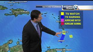 Tropical Storm Don heads toward eastern Caribbean