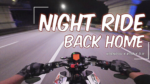 KTM Duke 250 || Night Ride Back Home