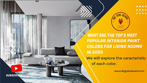 Top 5 Most Popular Interior Paint Colors for Living Rooms in 2023