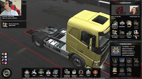 EURO TRUCK SIMULATOR 2 #4 MAIS 2 ENTREGAS COM LUCRO DE 40 000€