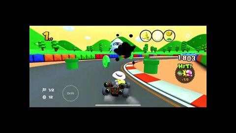 Mario Kart Tour - SNES Mario Circuit 1R Gameplay