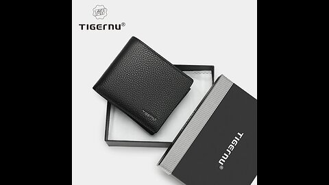 Tigernu 100% Genuine Leather Men Wallet Designer Men's Purse Card Wallet For Men Small