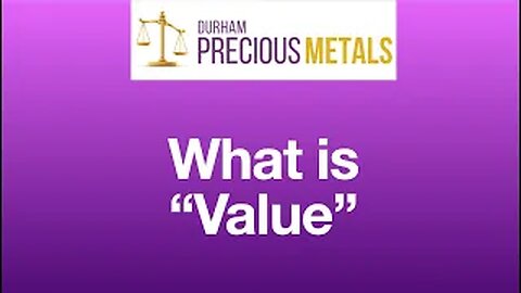 What Is the Strict Definition of "Value"
