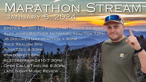 2024 Marathon Stream (10am-Midnight) || TDI 1020 || 1/5/23