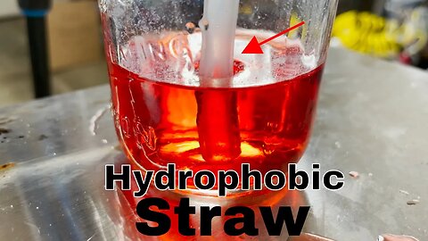 Can You Drink With a Hydrophobic Straw?