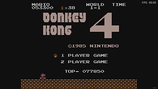 Donkey Kong 4 (Super Mario Bros rom hack) by Signal Beam