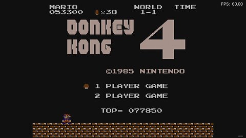Donkey Kong 4 (Super Mario Bros rom hack) by Signal Beam
