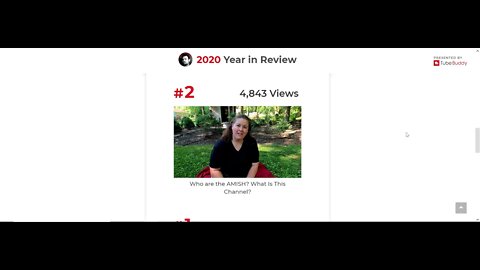 My Year in review! for all of you too see! this is how my channel did 2020