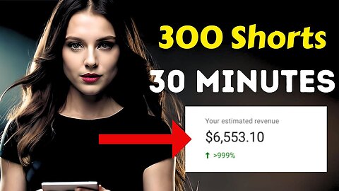 How I Made 300 YouTube Shorts in Just 30 MINUTES Using AI