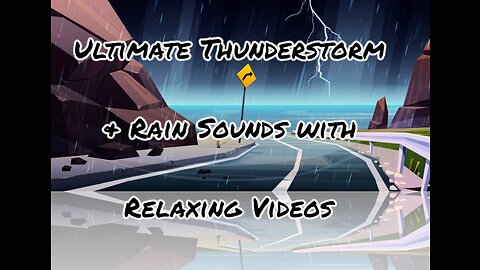 RAIN SOUNDS: 8 HOURS of Ultimate Rain & Thunderstorm with Relaxing Videos For Sleeping.