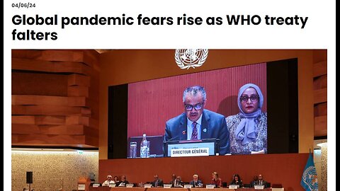 A Pandemic Treaty at the UN not simply the IHR (International Health Regulations) awaiting a surprise outbreak & emergency