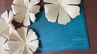 How to make paper flowers.simple and beautiful paper flower.