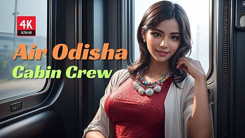 4k Ai Lookbook Girl Air Odisha | cabin crew dress #ailookbookgirl #aibeauty