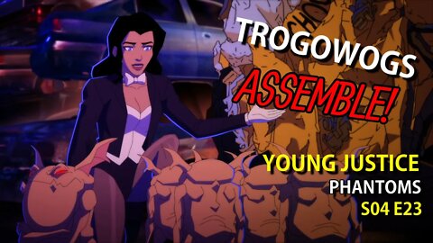 Young Justice | Zatanna’s Trogowogs Reassemble The Bus In A Trade For Nightwing’s SUV and SNACKS