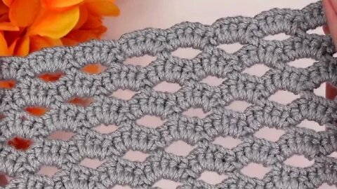 How to crochet honeycomb stitch free simple pattern and tutorial by marifu6a