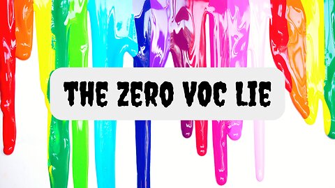 Zero VOC Paint Is Toxic- Even the EPA Admits It! | Non-Toxic Paint