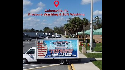 Gainesville, Florida soft washing and pressure washing services. Residential & Commercial. Est 2015