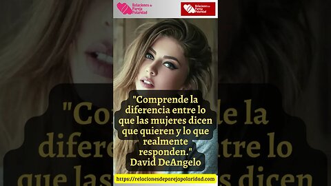 16. Comprende la diferencia entre lo que las mujeres #daviddeangelo #seducción #seducciónemociona