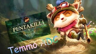 WILD RIFT LOL TEEMO ADC Gameplay | Com Mozão Sem Ediçao Tirado Da Live