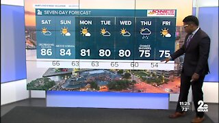 WMAR-2 News Weather at 11