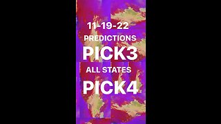 LOTTERY PREDICTIONS November 19,2022