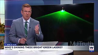 Who's shining these bright green lasers in Florida, US? DeSantis Smart State