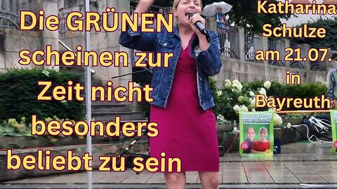 „Herzlicher Bürgerempfang“ für Katharina Schulze am 21.07. in Bayreuth