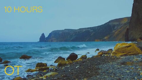 Crashing Waves Near the Cape | Ocean Waves on a Rocky Shoreline | Relax | Study | Sleep | 10 HOURS