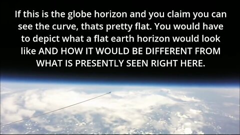 Question To Ball Earthers ... What Would Flat Earth Horizon Look Like ?