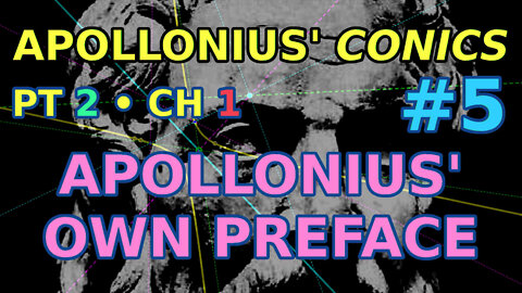 Bitcoin is quietly reading Apollonius' own preface to Conics | Conics Pt 2 Ch 1