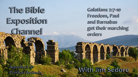 Galatians 2:7-10 Freedom, Paul and Barnabas get their marching orders.