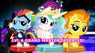 Celestia & the Wonderbolts defeat the lvl 6 Grand Master!