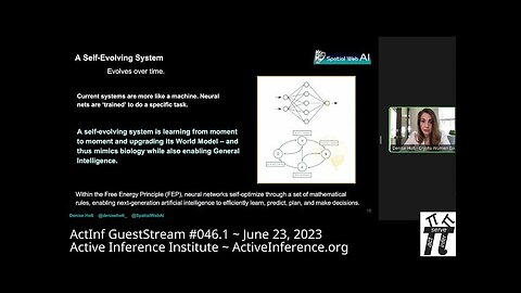 ActInf GuestStream 046.1 ~ Denise Holt, "Active Inference AI & the Spatial Web"
