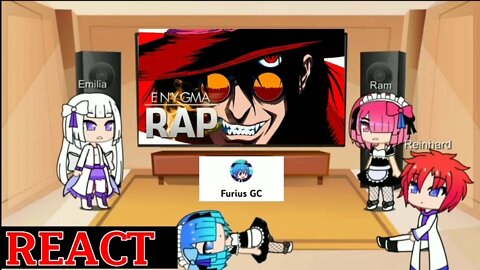 Re Zero React ao Rap do Alucard #anime