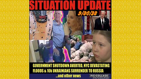 SITUATION UPDATE 10/1/23 - Government Shutdown Averted, Gcr/Judy Byington, Moon Landing Not A Hoax