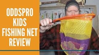 ODDSPRO Kids Fishing Net with Telescopic Pole Handle Aluminum and Nylon Landing Net Review