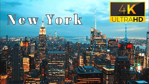 New York City, USA 🇺🇸 - by drone in 4K UHD|New York in 4K ULTRA HD - Capital of Earth (60FPS)