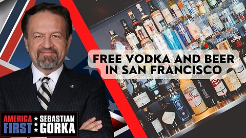 Free vodka and beer in San Francisco. Jennifer Horn with Sebastian Gorka on AMERICA First