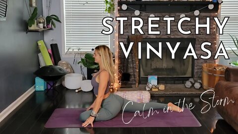 Calm in the Storm | Stretchy Hatha Vinyasa Yoga Flow | All Levels