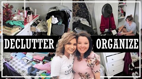 HH Home Visit//Lexy's Bedroom//Declutter & Organize