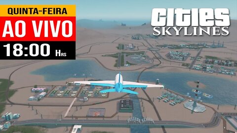 AO VIVO - Cities: Skylines - Saarense 21 - Metrô