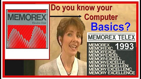 Computer History: MEMOREX TELEX PC Intro to Basics 1993 training film (IBM AT XT compatible)