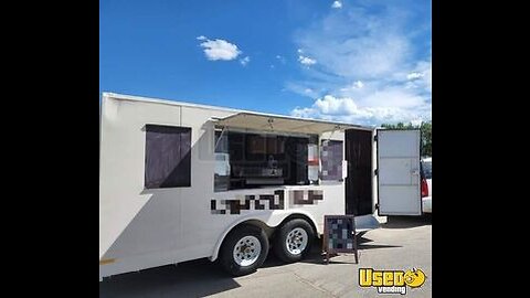 2013 8.5' x 16' Food Concession Trailer w/ Lightly Used 2019 Kitchen Build-Out for Sale in Wyoming