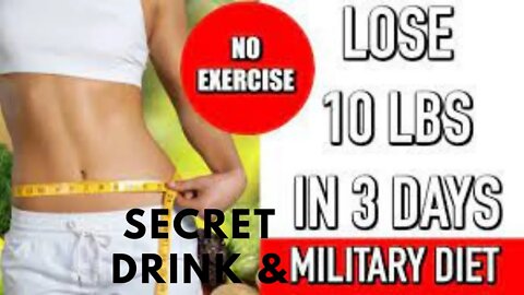 Secret Drink ??? How To Lose 10 Pounds Weight In 7 Days Without Exercise??? #Shorts