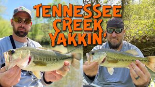 Kayaking fishing a Tennessee creek - Ft: Creek Fishing Adventures