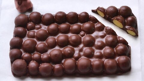 Only 3 Ingredients, Make A Trending Chocolate Bubble.
